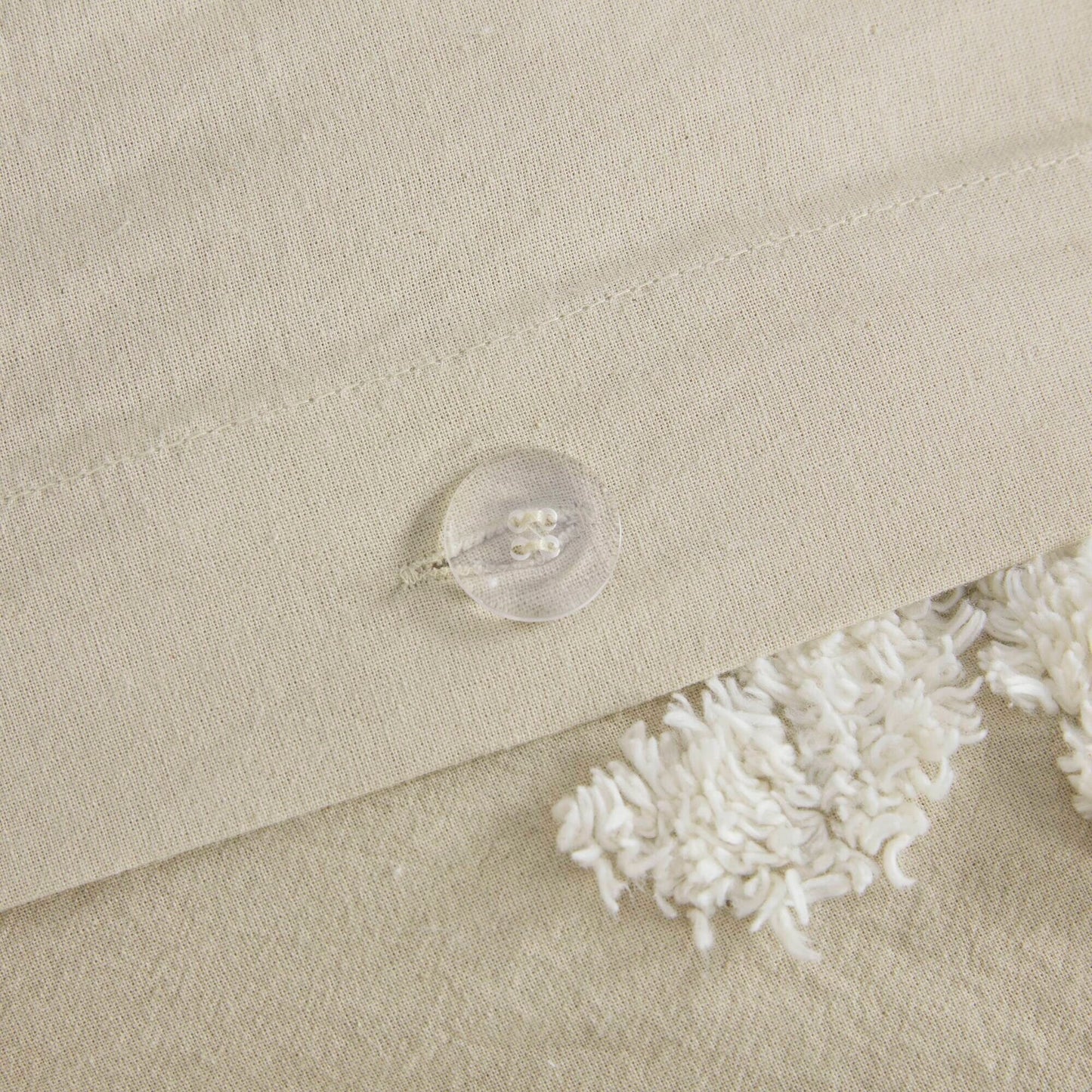 Madison Park Aeriela Tufted Cotton Chenille Damask Duvet Cover Set