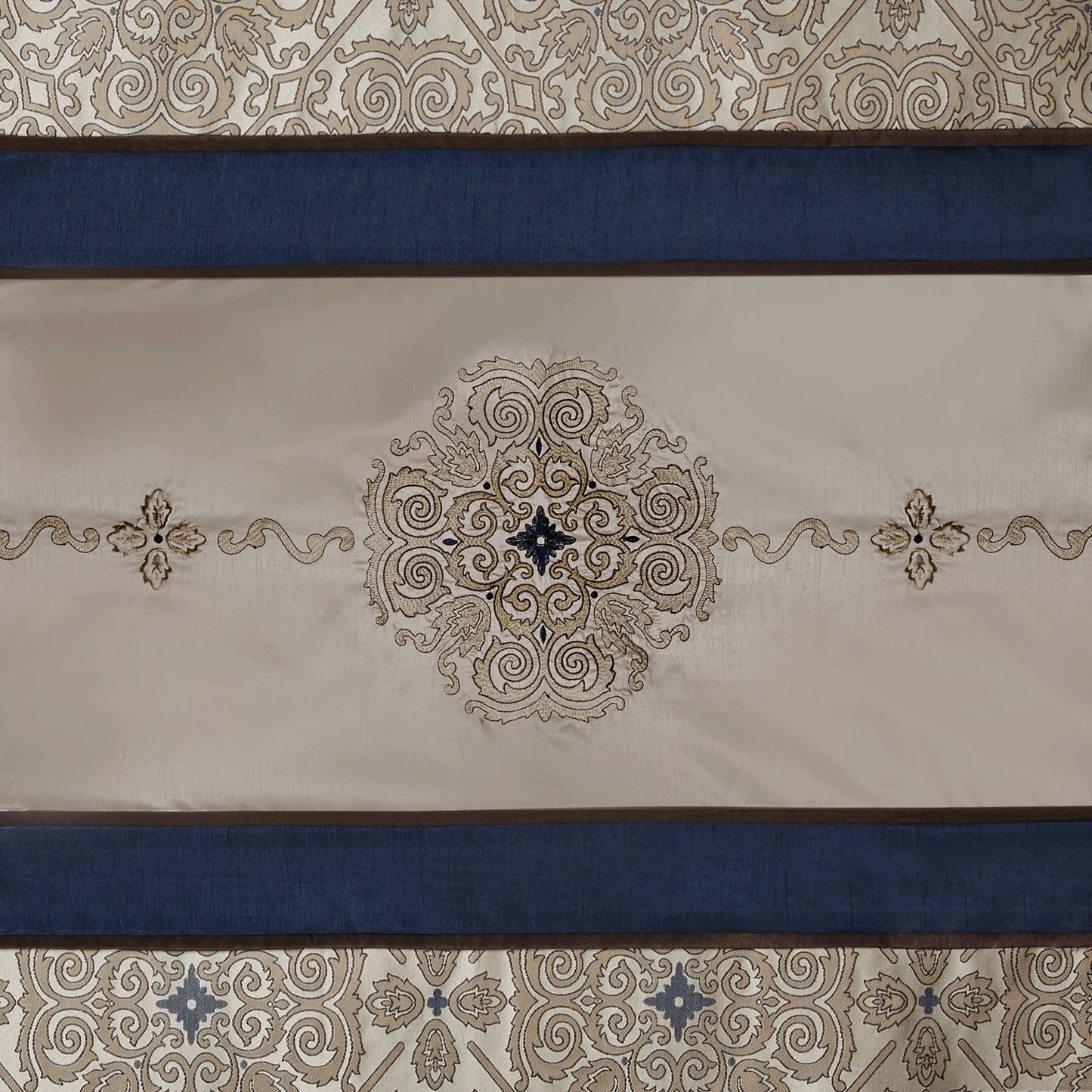 Madison Park Blaine Embroidered Shower Curtain