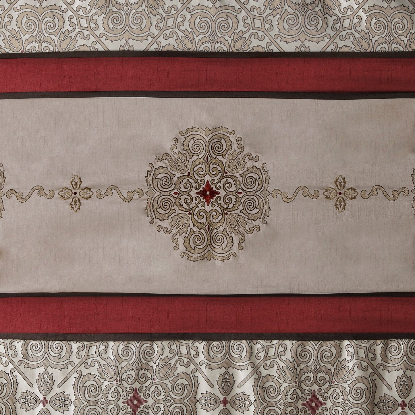 Madison Park Blaine Embroidered Shower Curtain