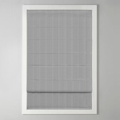 Madison Park Colm Basketweave Cordless Total Blackout Roman Shade