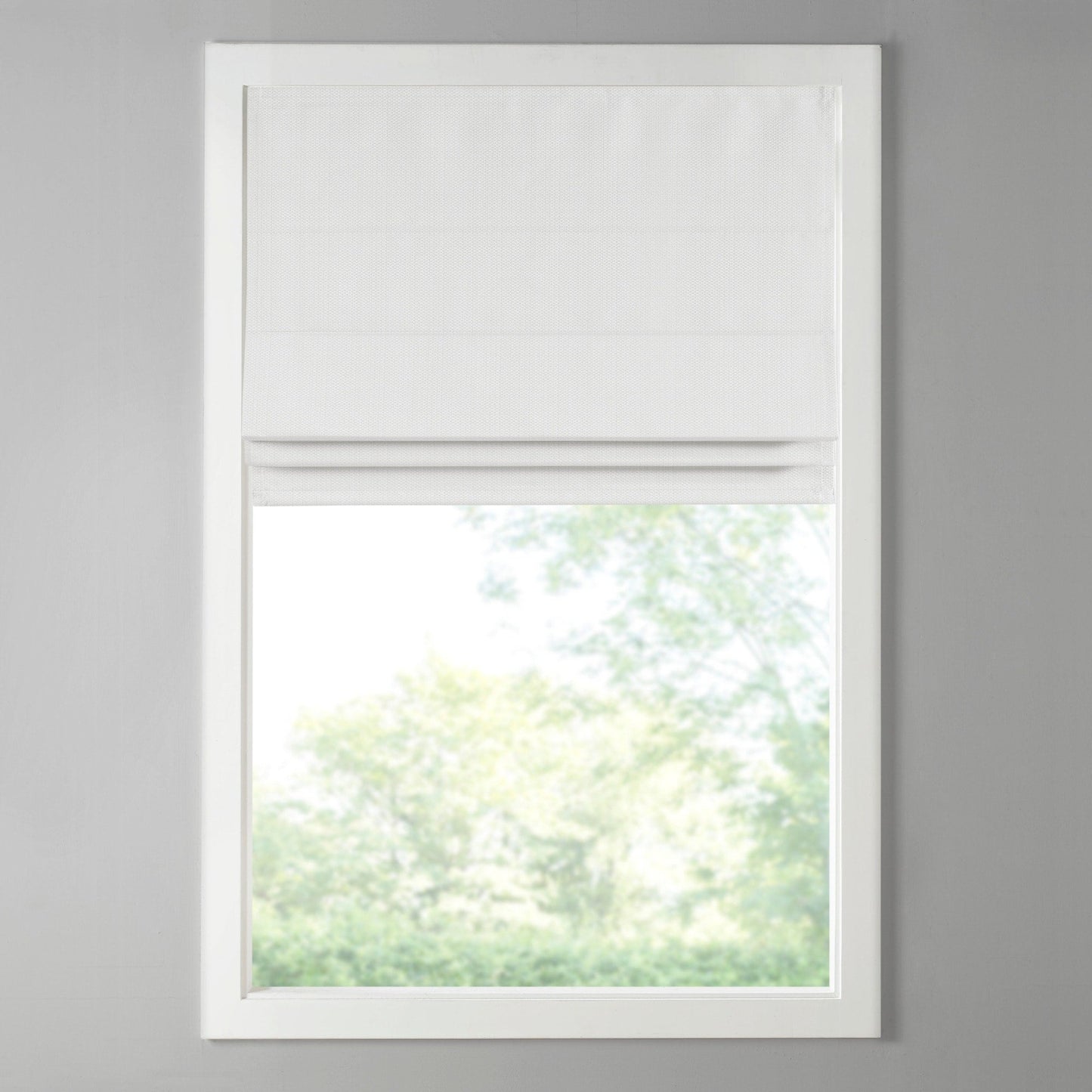 Madison Park Colm Basketweave Cordless Total Blackout Roman Shade