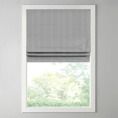 Madison Park Colm Basketweave Cordless Total Blackout Roman Shade