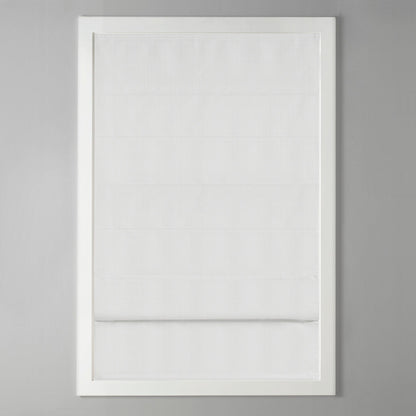 Madison Park Colm Basketweave Cordless Total Blackout Roman Shade