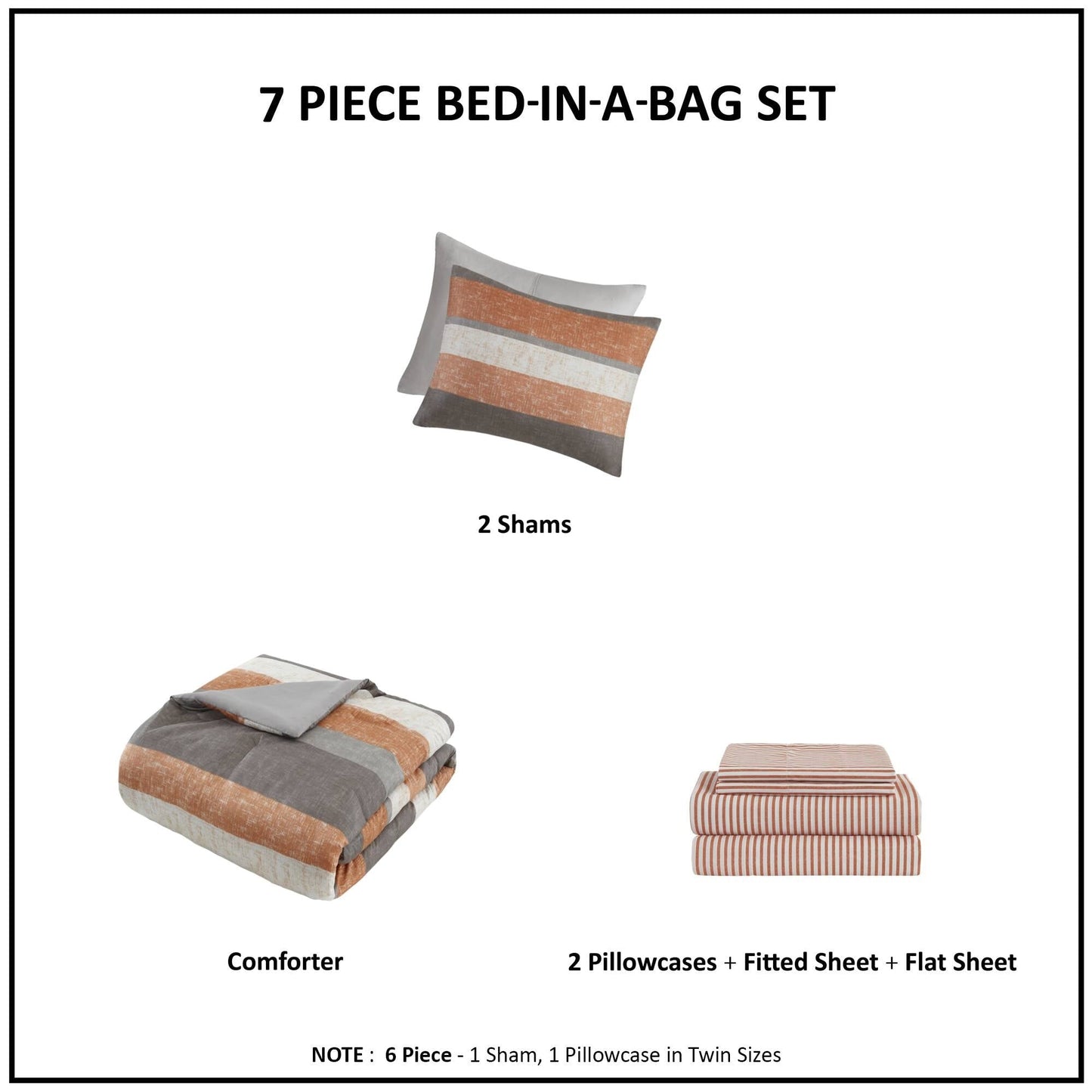 Madison Park Essentials Deacon Comforter Set with Bed Sheets