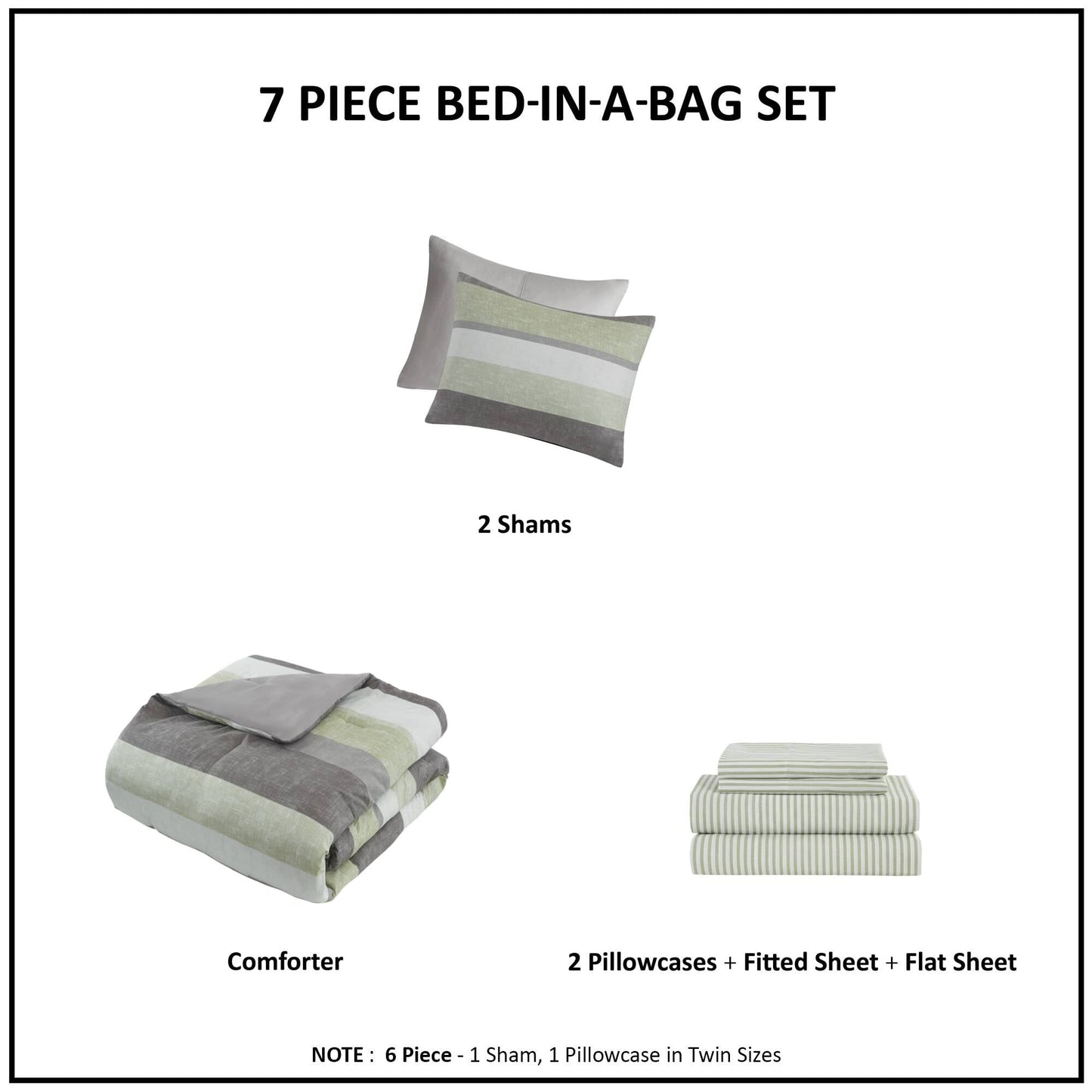 Madison Park Essentials Deacon Comforter Set with Bed Sheets