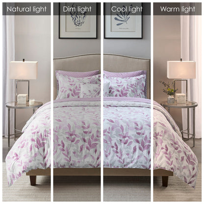 Madison Park Essentials Thelma Reversible Comforter Set with Bed Sheets