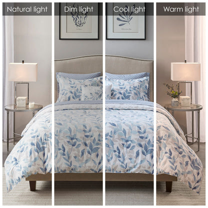 Madison Park Essentials Thelma Reversible Comforter Set with Bed Sheets