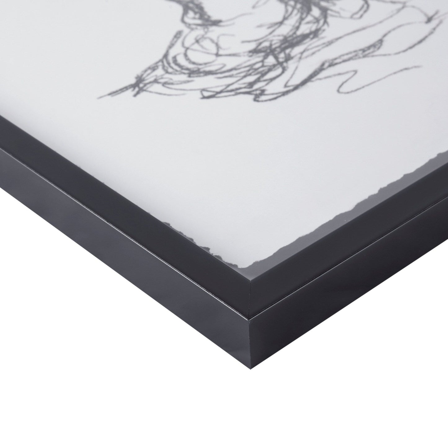 Madison Park Feminine Figures Sketch 2-piece Framed Glass and Matted Wall Art Set