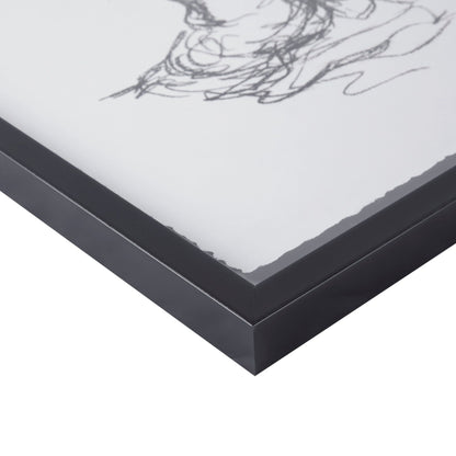 Madison Park Feminine Figures Sketch 2-piece Framed Glass and Matted Wall Art Set