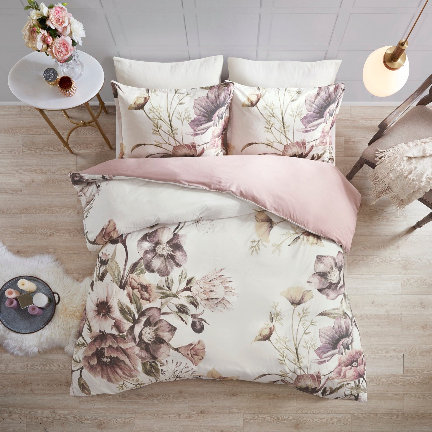 Madison Park Gisele Cotton Printed Duvet Cover Set