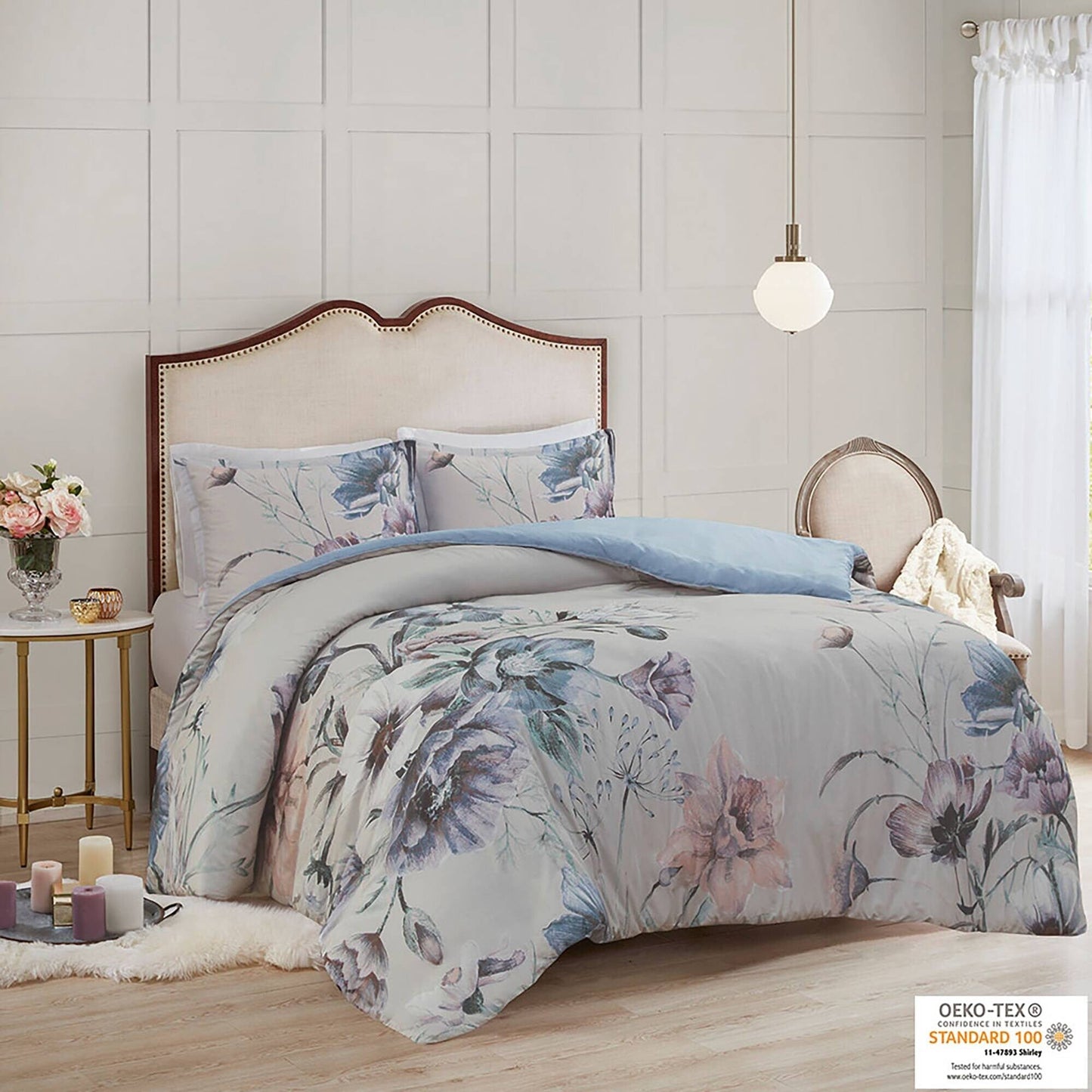 Madison Park Gisele Cotton Printed Duvet Cover Set