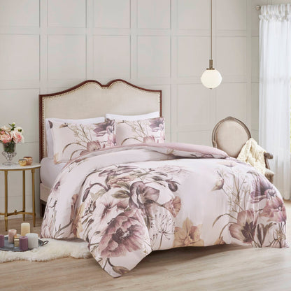 Madison Park Gisele Cotton Printed Duvet Cover Set