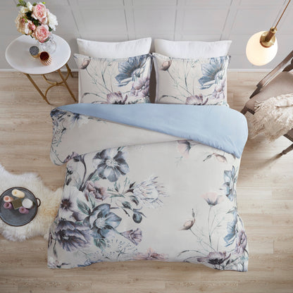 Madison Park Gisele Cotton Printed Duvet Cover Set