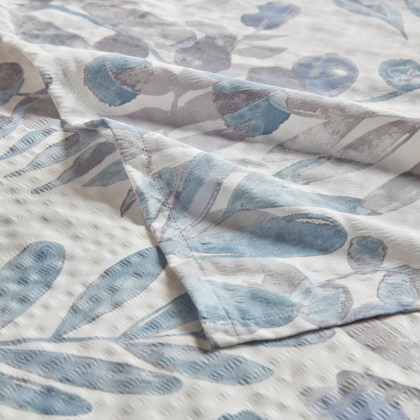 Madison Park Kairi Printed Seersucker Shower Curtain