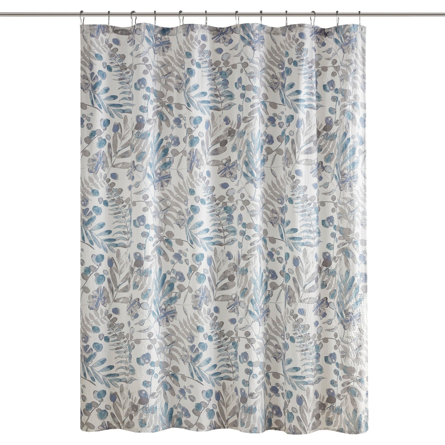 Madison Park Kairi Printed Seersucker Shower Curtain