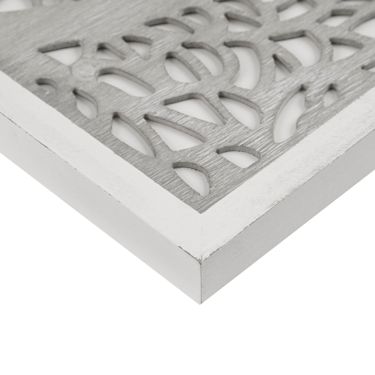 Madison Park Laurel Branches Laser Cut Tree Framed Panel Wall Decor