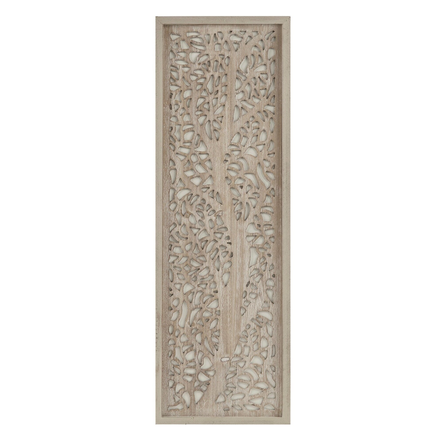 Madison Park Laurel Branches Laser Cut Tree Framed Panel Wall Decor