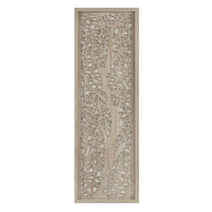 Madison Park Laurel Branches Laser Cut Tree Framed Panel Wall Decor