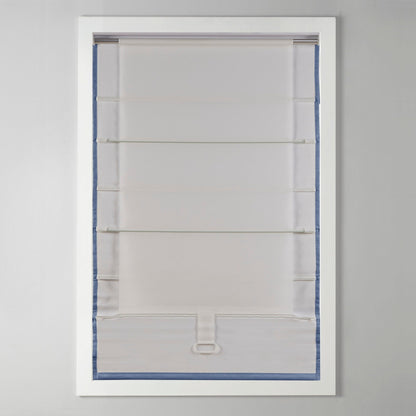 Madison Park Leighton Printed Faux Silk Room Darkening Cordless Roman Shade