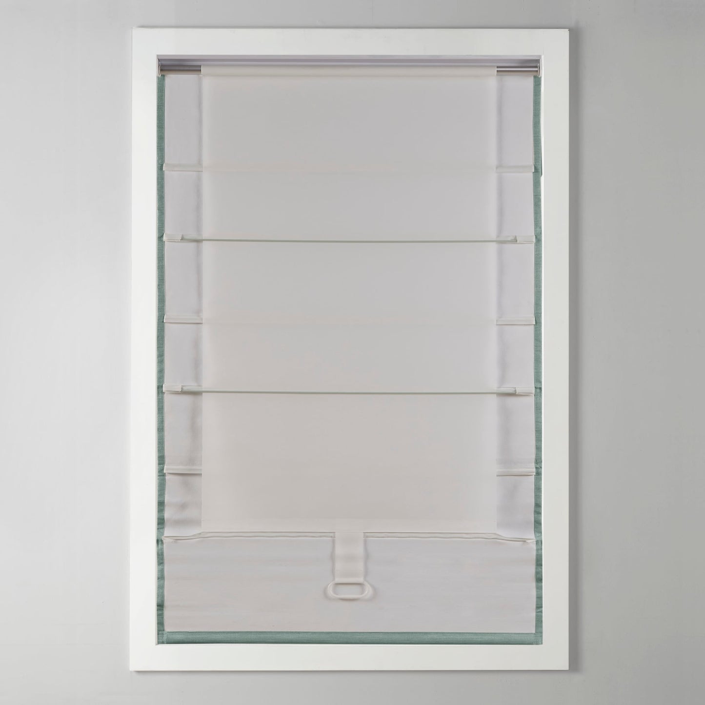 Madison Park Leighton Printed Faux Silk Room Darkening Cordless Roman Shade