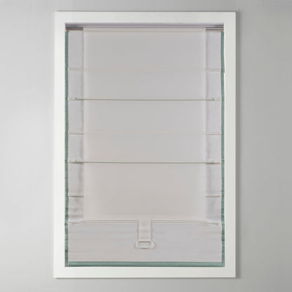 Madison Park Leighton Printed Faux Silk Room Darkening Cordless Roman Shade