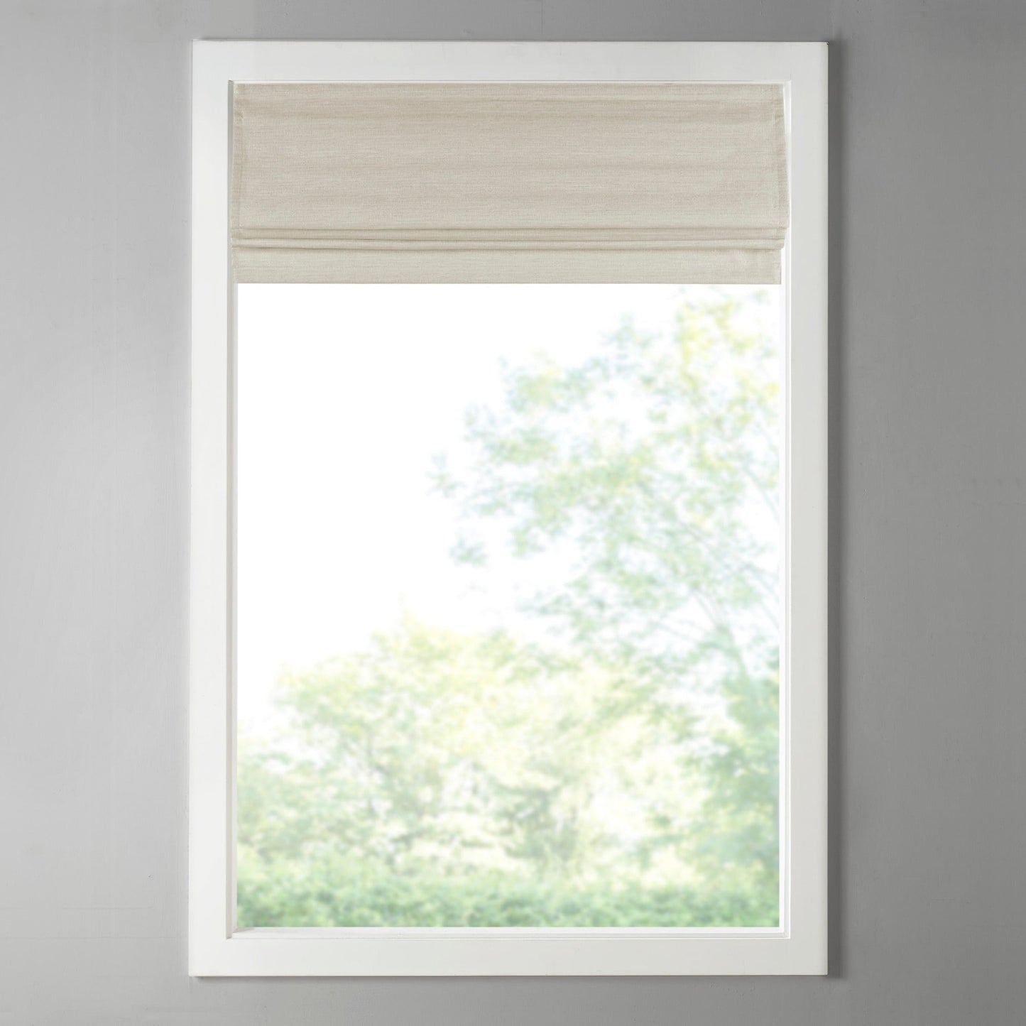 Madison Park Leighton Printed Faux Silk Room Darkening Cordless Roman Shade