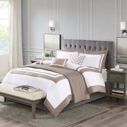 Madison Park Lexington 8 Piece Comforter and Quilt Set Collection