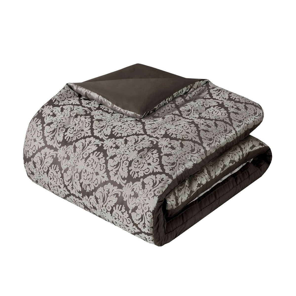 Madison Park Lily 6 Piece Jacquard Comforter Set with Throw Pillows