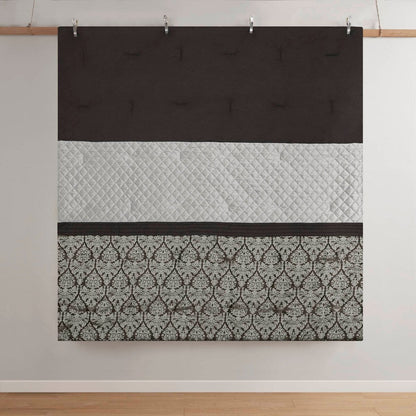 Madison Park Lily 6 Piece Jacquard Comforter Set with Throw Pillows