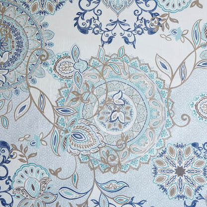 Madison Park Loleta Printed Cotton Shower Curtain