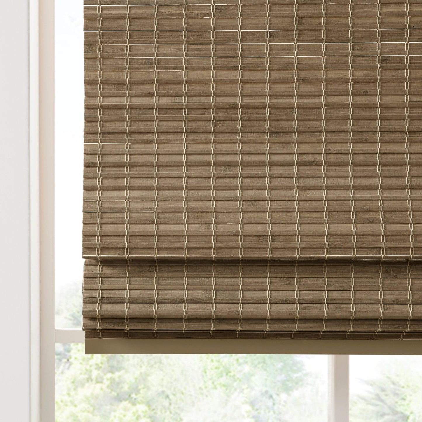 Madison Park Lyndon Bamboo Light Filtering Roman Shade