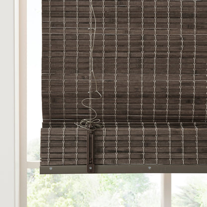 Madison Park Lyndon Bamboo Light Filtering Roman Shade