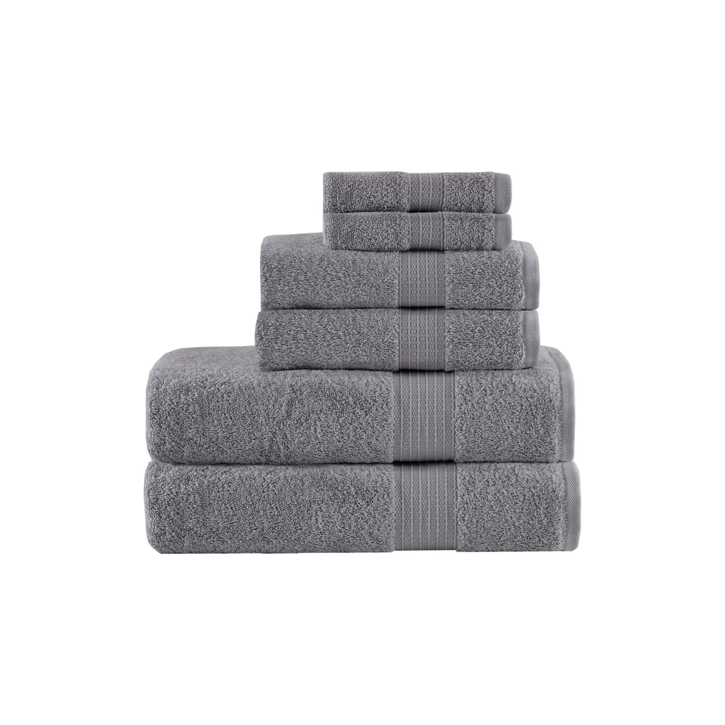 Madison Park Organic 6 Piece Cotton Towel Set