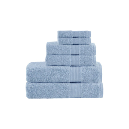 Madison Park Organic 6 Piece Cotton Towel Set