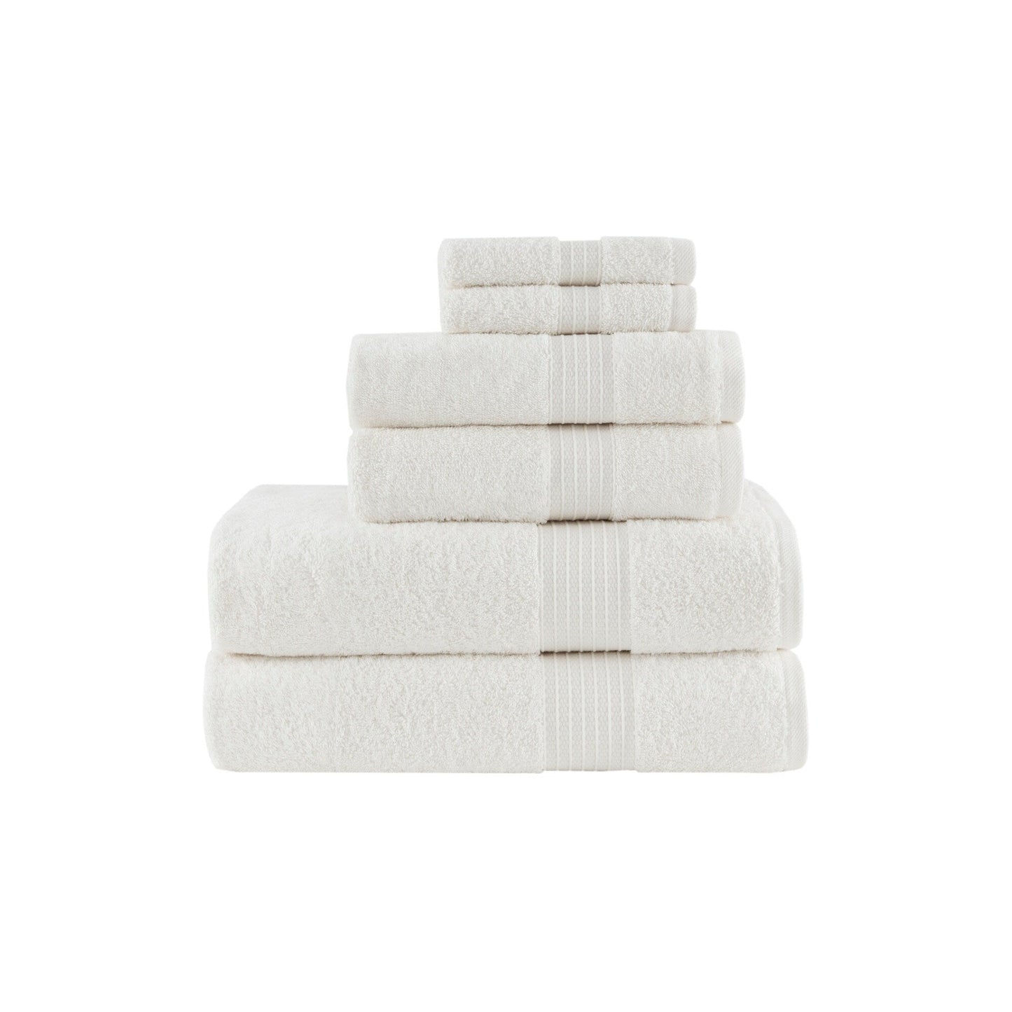 Madison Park Organic 6 Piece Cotton Towel Set