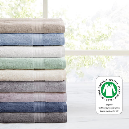 Madison Park Organic 6 Piece Cotton Towel Set
