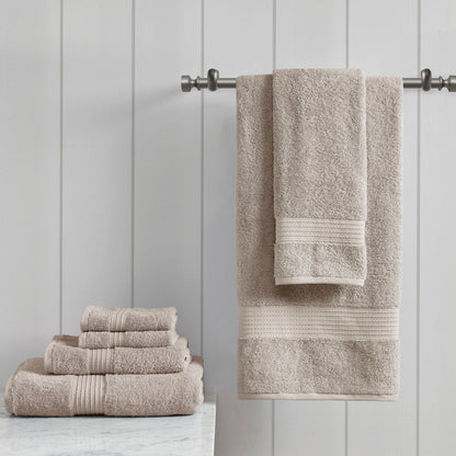 Madison Park Organic 6 Piece Cotton Towel Set
