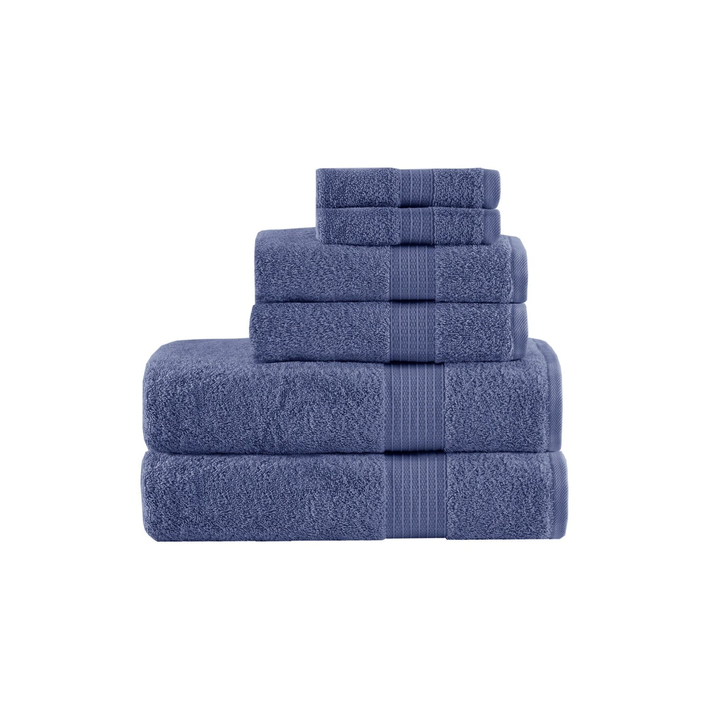 Madison Park Organic 6 Piece Cotton Towel Set