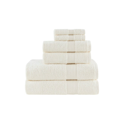 Madison Park Organic 6 Piece Cotton Towel Set