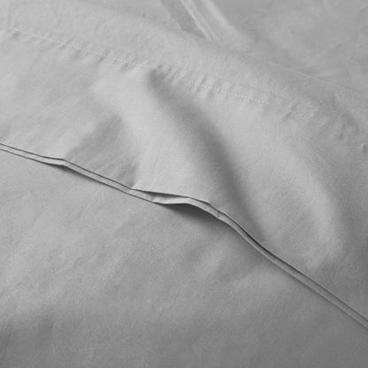 Madison Park 200 Thread Count Relaxed Cotton Percale Sheet Set