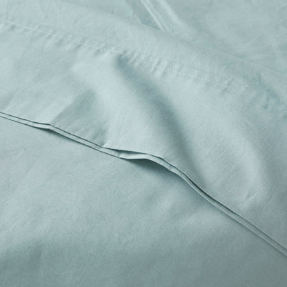 Madison Park 200 Thread Count Relaxed Cotton Percale Sheet Set