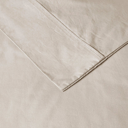 Madison Park 200 Thread Count Relaxed Cotton Percale Sheet Set