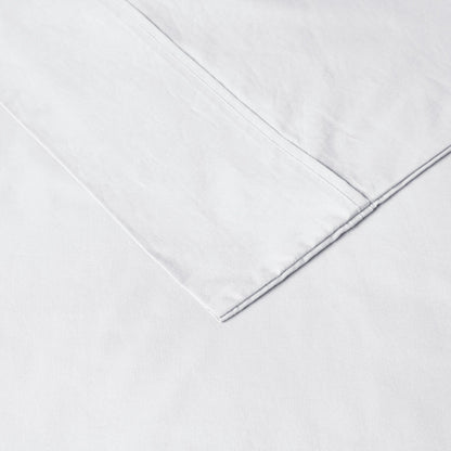 Madison Park 200 Thread Count Relaxed Cotton Percale Sheet Set