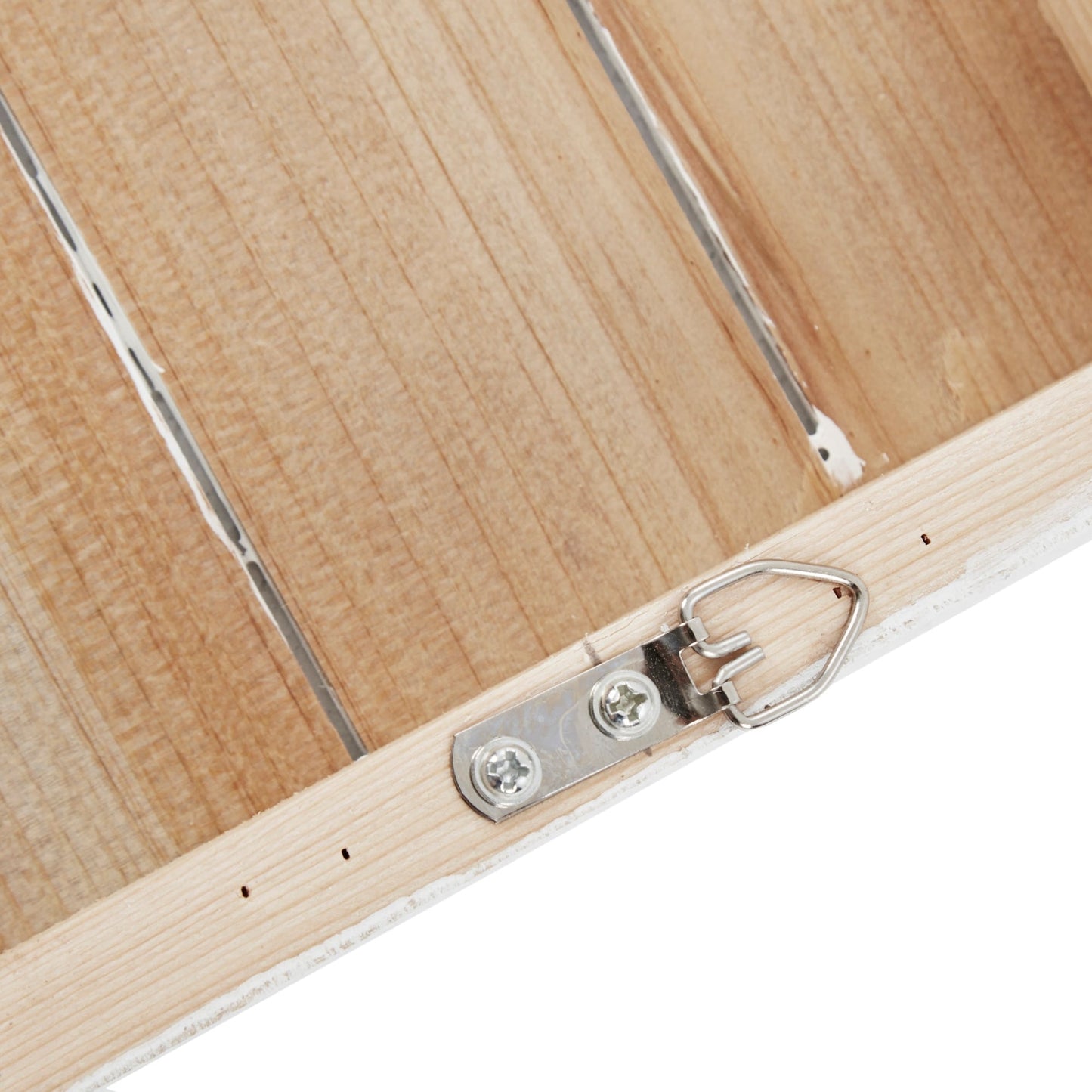 Madison Park Perched Birds Hand Painted Wood Plank Panel Wall Decor - White/Grey