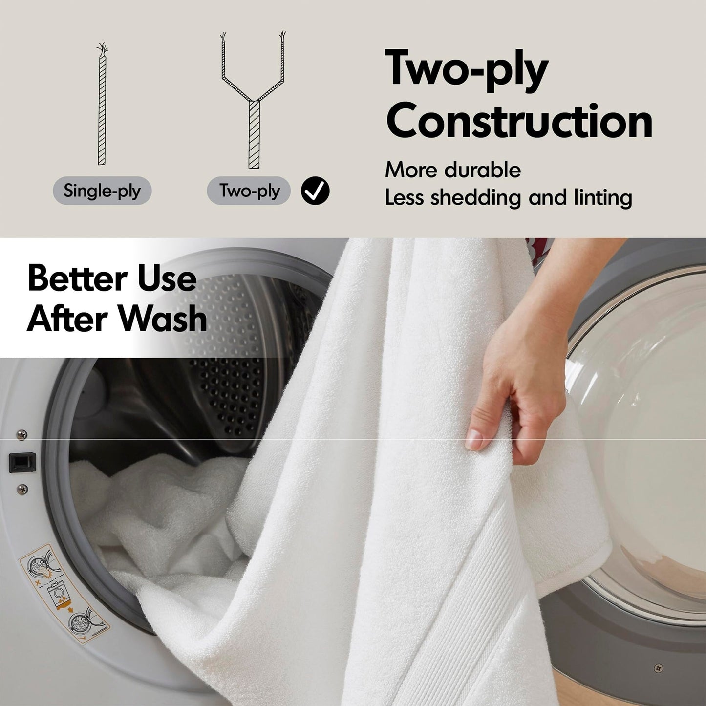 Madison Park Signature 800GSM Ultra-Soft 100% Cotton Absorbent Towel Set