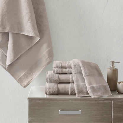 Madison Park Signature Turkish Cotton 6-piece Bath Towel Set