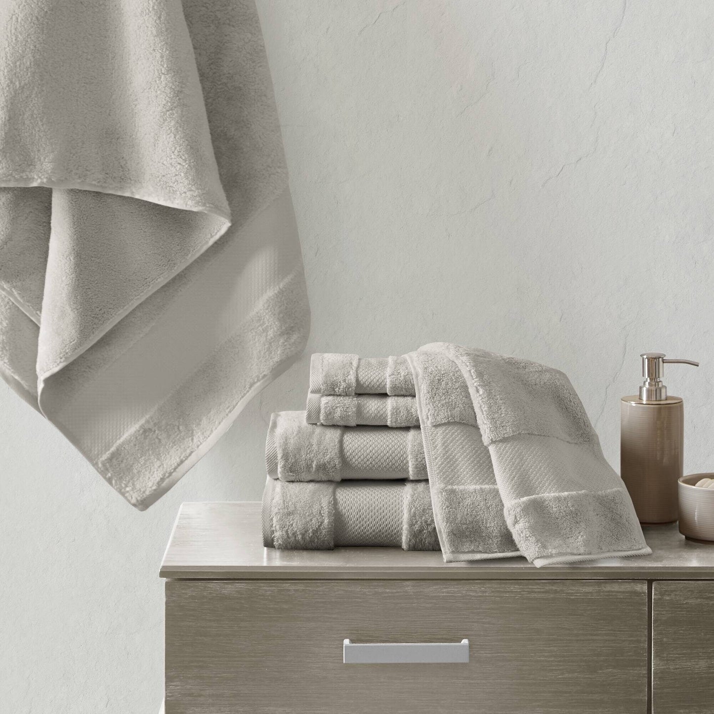 Madison Park Signature Turkish Cotton 6-piece Bath Towel Set