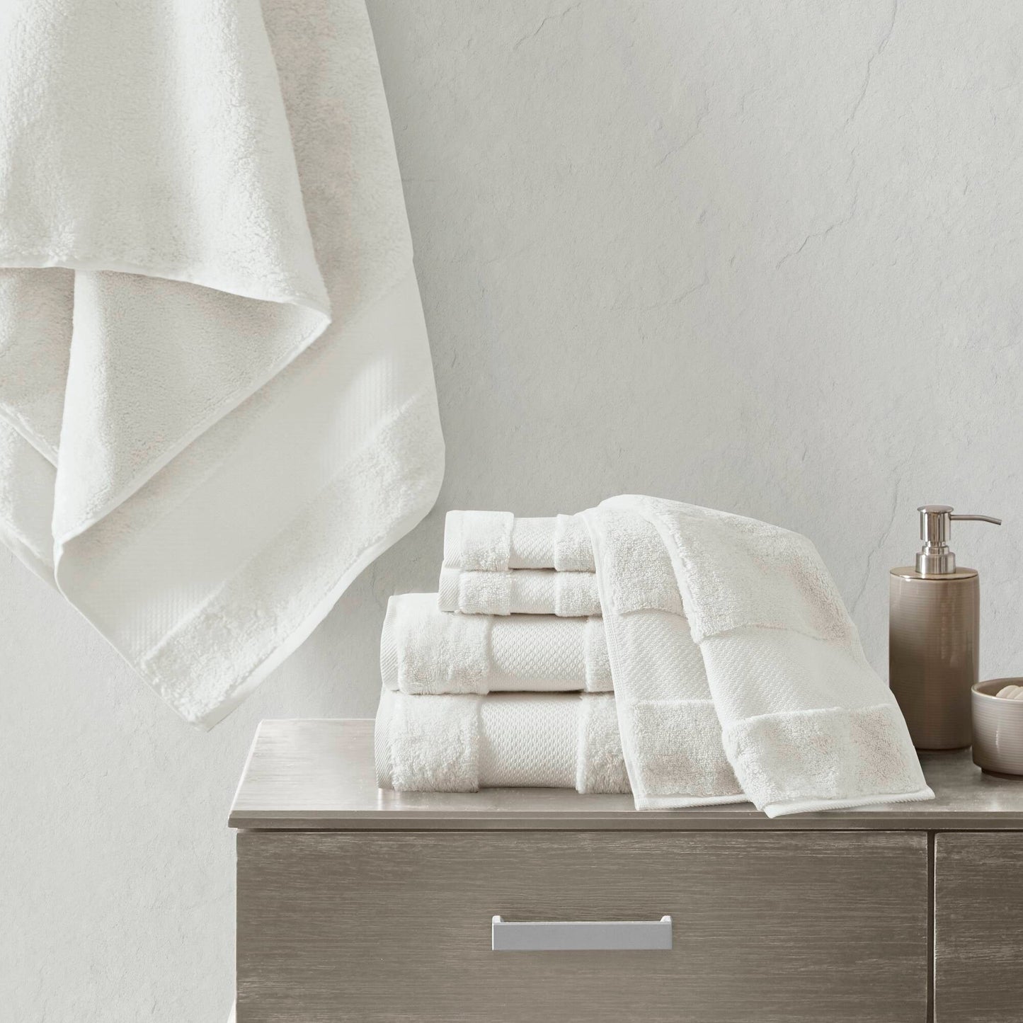 Madison Park Signature Turkish Cotton 6-piece Bath Towel Set