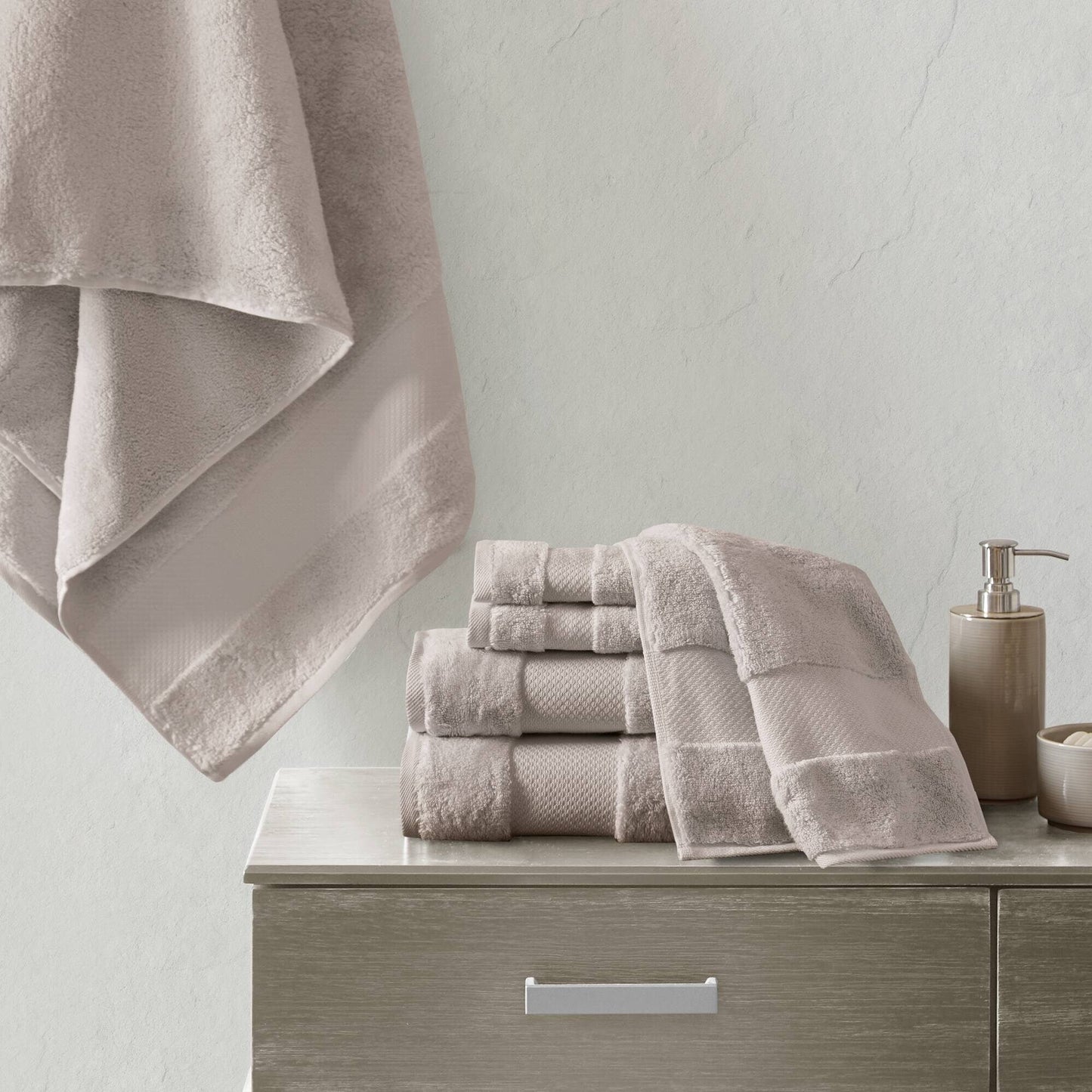 Madison Park Signature Turkish Cotton 6-piece Bath Towel Set