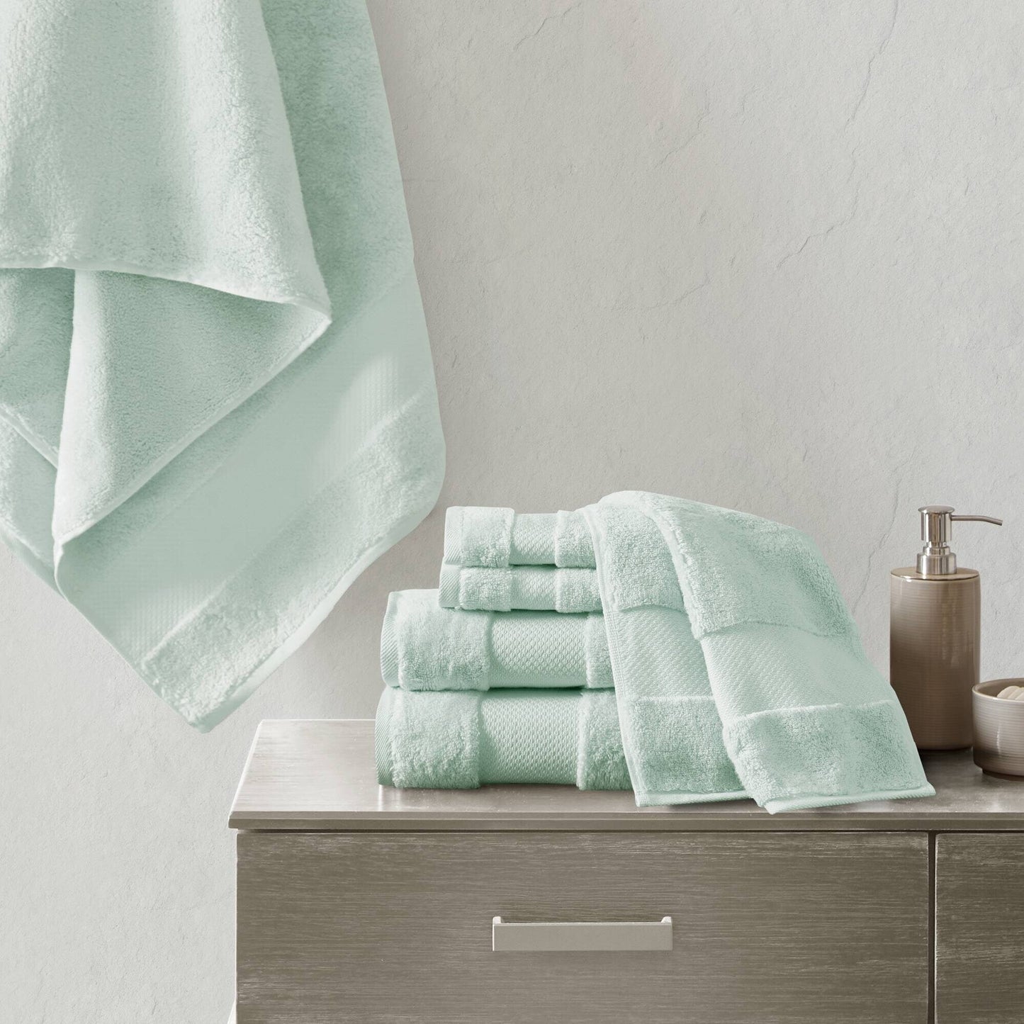 Madison Park Signature Turkish Cotton 6-piece Bath Towel Set